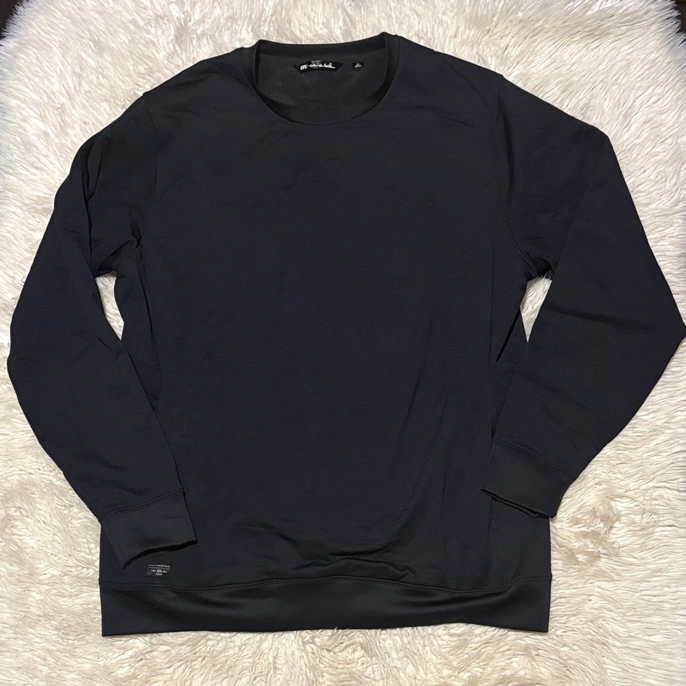 Travis Mathew Black Crew Neck Sweatshirt